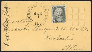 Sale 1223, Lot 8195, 1861-68 Issues