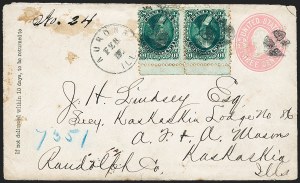 Sale 1223, Lot 8211, 1861-68 Issues