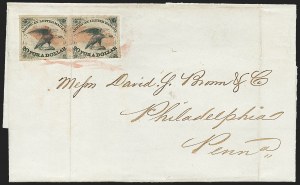 Sale 1223, Lot 8353, 1844-45 Independent Mails