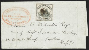 Sale 1223, Lot 8354, 1844-45 Independent Mails