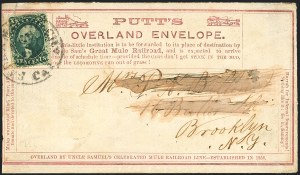 Sale 1223, Lot 8417, California and Western Mails