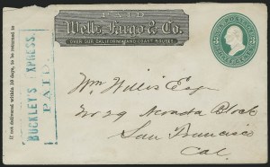 Sale 1223, Lot 8427, California and Western Mails