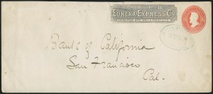 Sale 1223, Lot 8428, California and Western Mails