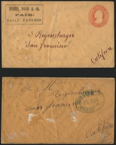 Sale 1223, Lot 8429, California and Western Mails