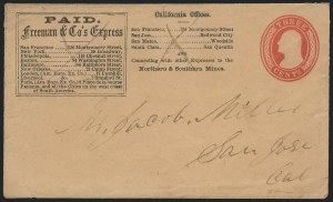 Sale 1223, Lot 8431, California and Western Mails