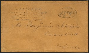 Sale 1223, Lot 8438, California and Western Mails