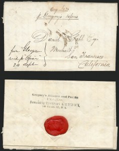 Sale 1223, Lot 8439, California and Western Mails