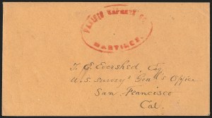 Sale 1223, Lot 8444, California and Western Mails