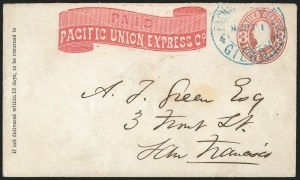 Sale 1223, Lot 8447, California and Western Mails
