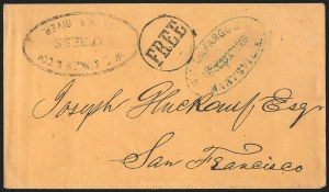 Sale 1223, Lot 8448, California and Western Mails