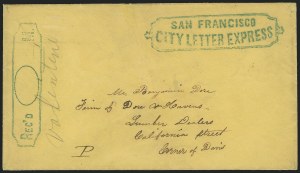 Sale 1223, Lot 8469, California and Western Mails