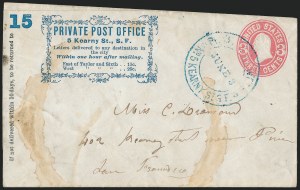 Sale 1223, Lot 8472, California and Western Mails