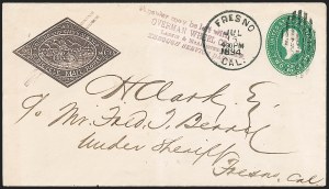Sale 1223, Lot 8475, California and Western Mails