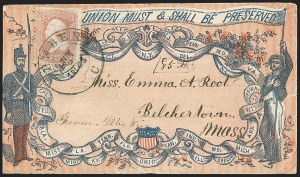 Sale 1223, Lot 8485, Civil War Patriotics
