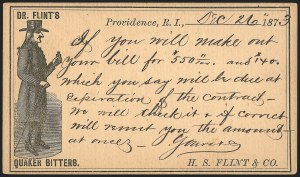 Sale 1223, Lot 8505, Postal Card Advertisements