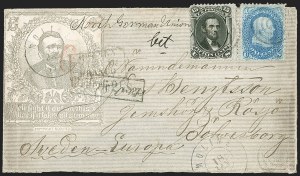 Sale 1224, Lot 103, 1867-68 Grilled Issue