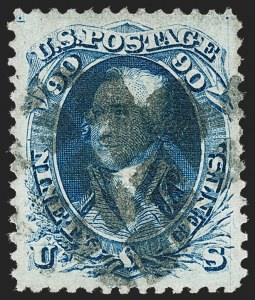 Sale 1224, Lot 106, 1867-68 Grilled Issue