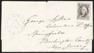 Sale 1224, Lot 22, 1847 Issue