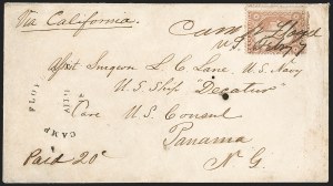 Sale 1224, Lot 264, California and Western Postal History including Pony Express