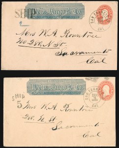 Sale 1224, Lot 279, California and Western Postal History including Pony Express