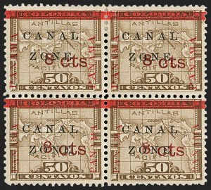 Sale 1224, Lot 306, Canal Zone, Cuba, Guam, Philippines