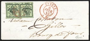 Sale 1224, Lot 348, Worldwide: Switzerland including "Inverted Double Geneva"