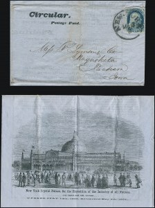 Sale 1224, Lot 47, 1853 Crystal Palace Exhibition from the Ken Lawrence Collection