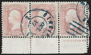 Sale 1224, Lot 74, 1861-66 Issue