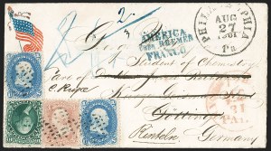 Sale 1224, Lot 75, 1861-66 Issue