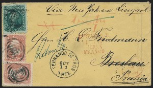 Sale 1224, Lot 99, 1867-68 Grilled Issue