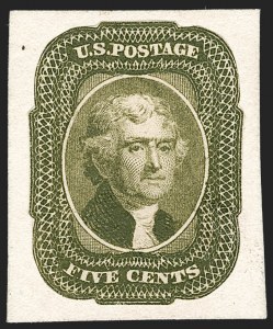 Sale 1227, Lot 2014, Essays, Proofs and Specimens