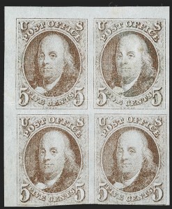 Sale 1227, Lot 2075, 5c 1847 Issue (Scott 1)