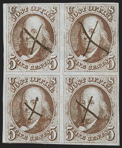 Sale 1227, Lot 2076, 5c 1847 Issue (Scott 1)