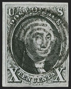 Sale 1227, Lot 2113, 10c 1847 Issue (Scott 2)