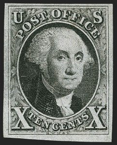 Sale 1227, Lot 2115, 10c 1847 Issue (Scott 2)