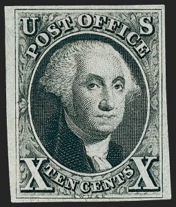 Sale 1227, Lot 2116, 10c 1847 Issue (Scott 2)