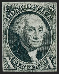 Sale 1227, Lot 2117, 10c 1847 Issue (Scott 2)
