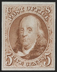 Sale 1227, Lot 2133, 1875 Reproduction of 1847 Issue (Scott 3-4)