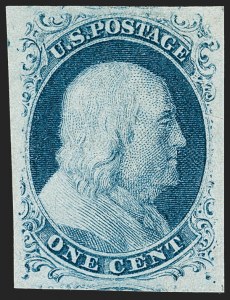 Sale 1227, Lot 2143, 1c 1851-56 Issue (Scott 5A-9)