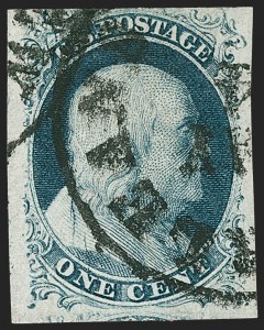 Sale 1227, Lot 2147, 1c 1851-56 Issue (Scott 5A-9)