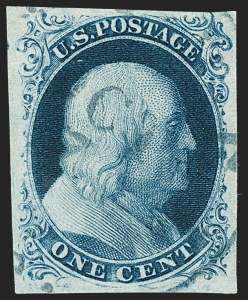 Sale 1227, Lot 2152, 1c 1851-56 Issue (Scott 5A-9)