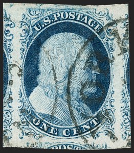 Sale 1227, Lot 2161, 1c 1851-56 Issue (Scott 5A-9)