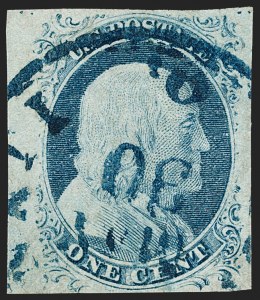 Sale 1227, Lot 2165, 1c 1851-56 Issue (Scott 5A-9)