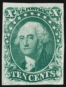 Sale 1227, Lot 2194, 10c-12c 1851-56 Issue (Scott 13-17)