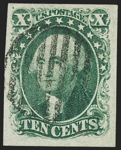 Sale 1227, Lot 2197, 10c-12c 1851-56 Issue (Scott 13-17)