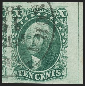 Sale 1227, Lot 2199, 10c-12c 1851-56 Issue (Scott 13-17)