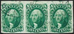 Sale 1227, Lot 2206, 10c-12c 1851-56 Issue (Scott 13-17)