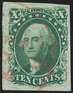 Sale 1227, Lot 2209, 10c-12c 1851-56 Issue (Scott 13-17)