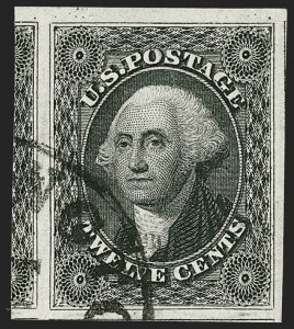 Sale 1227, Lot 2215, 10c-12c 1851-56 Issue (Scott 13-17)