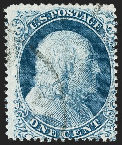 Sale 1227, Lot 2225, 1c 1857-60 Issue (Scott 18-24)